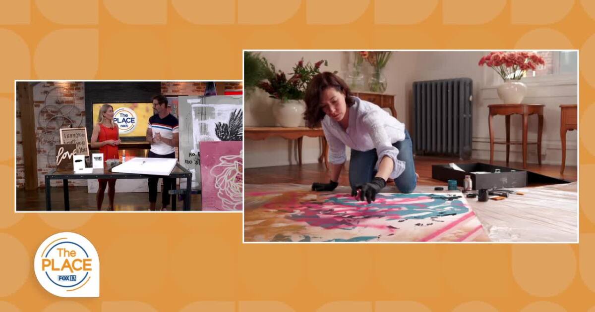 Create and art piece for your walls even if you’re not an artist [Video]