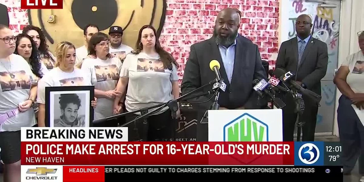 New Haven police speak about arrest in the shooting death of city teen [Video]