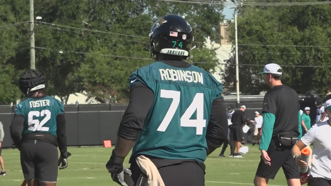 OL Cam Robinson with rejuvenated energy after becoming a father [Video]