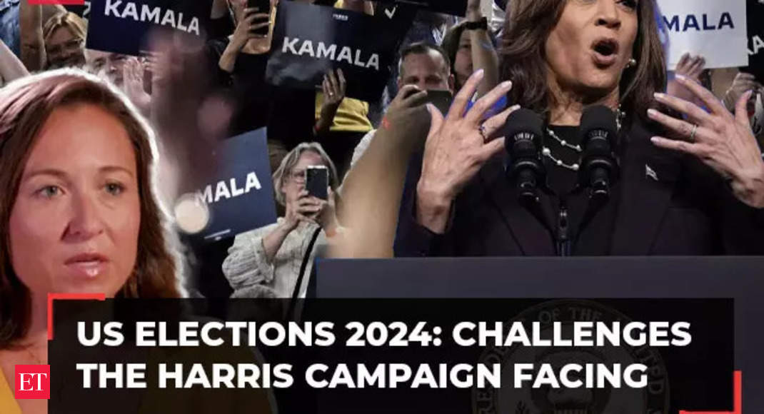 US Presidential polls 2024: Lindsey Cormack explains challenges Kamala Harris’ campaign facing – The Economic Times Video
