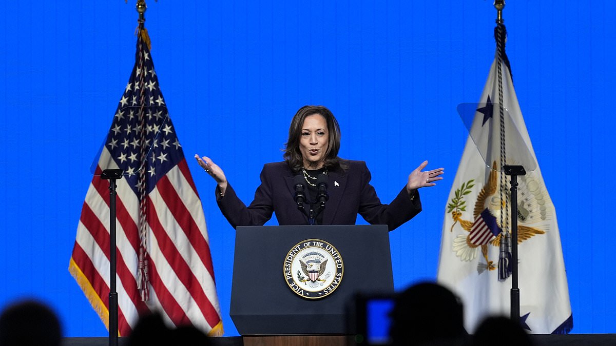 Kamala Harris claims Republican policies mean gay teachers can’t put up family photos and attacks GOP for wanting to ‘ban books’ instead of assault weapons [Video]