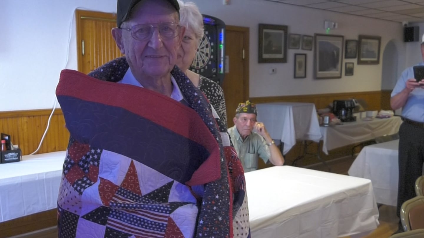 Local World War II Army veteran presented with Quilt of Valor in Ligonier  WPXI [Video]