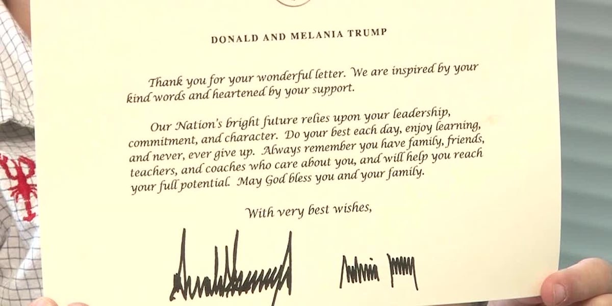 Morning Smile: Local kid exchanges letters with Donald Trump [Video]