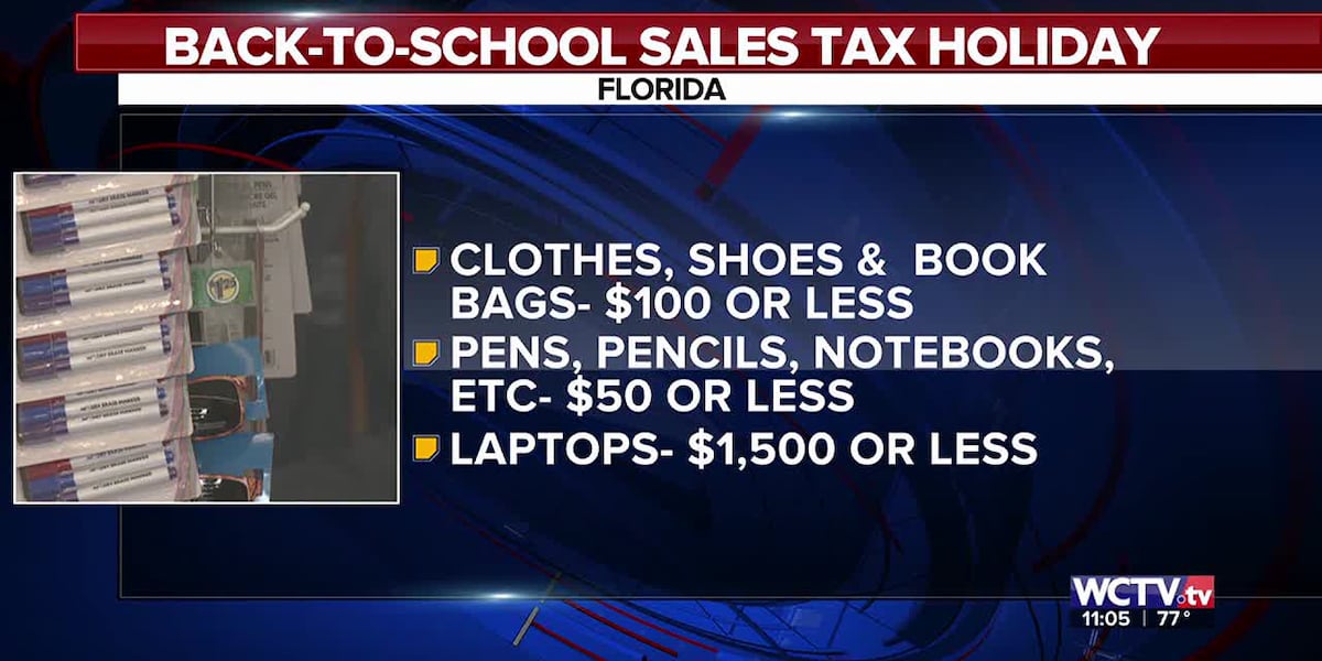 Tax free shopping for school supplies begins Monday [Video]