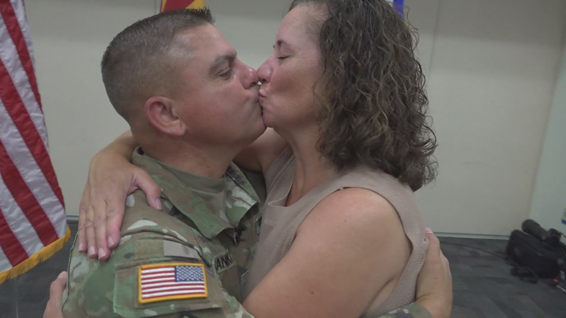 Arizona National Guard families reunite after nearly a year apart [Video]